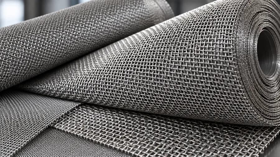 Woven stainless steel mesh filter media