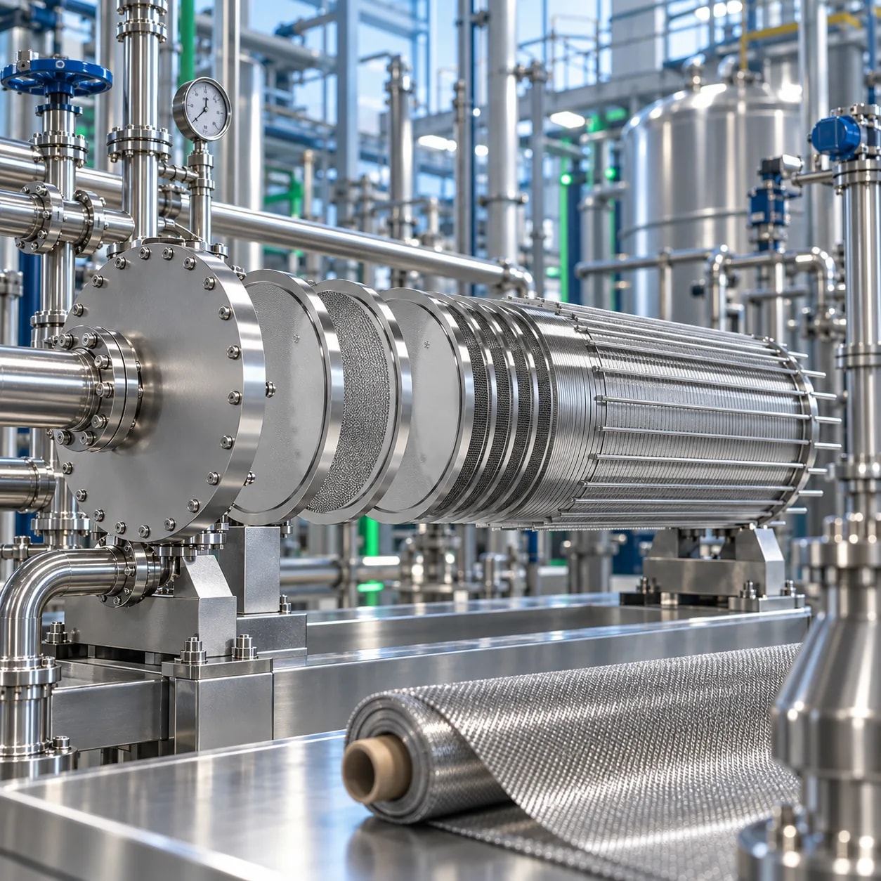 Illustration: Chemical distillation column